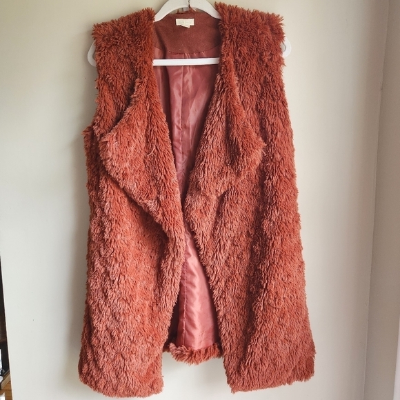 Wild Pearl Faux Fur Teddy Vest XS - Picture 1 of 8